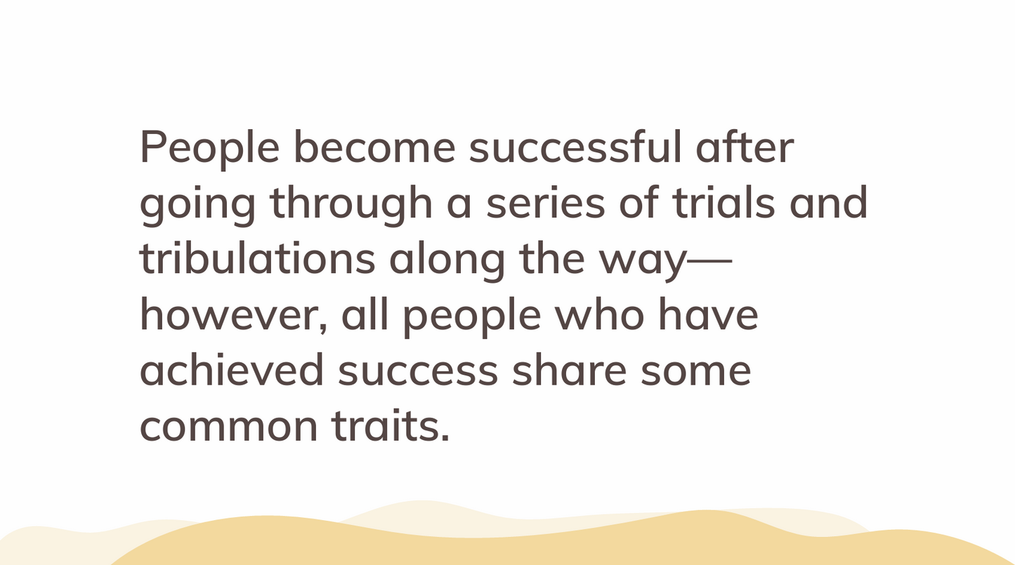 10 Traits That Will Bring You Success Guide